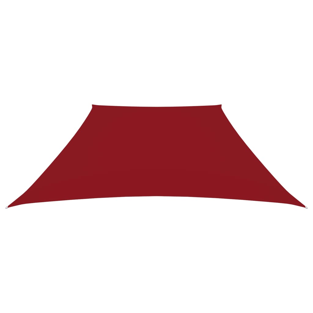 Vidaxl Zonnezeil Trapez 2 4x3 M Oxford Stoff rot