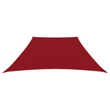 Vidaxl Zonnezeil Trapez 2 4x3 M Oxford Stoff rot