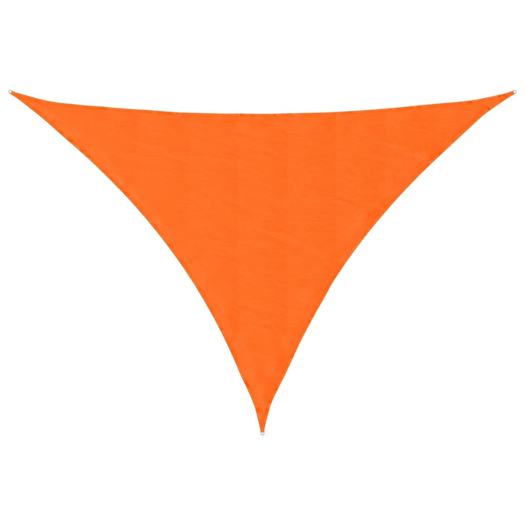Vidaxl zonnescherm driehoekig 4x5x5 m oxford stof oranje