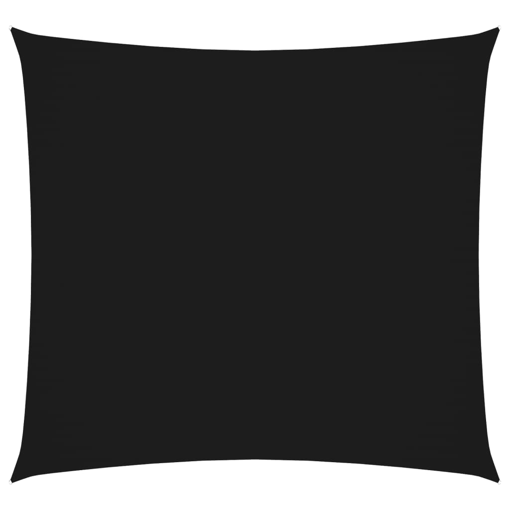 Vidaxl Sun Shade Square 3.6x3,6 M tessuto nero nero