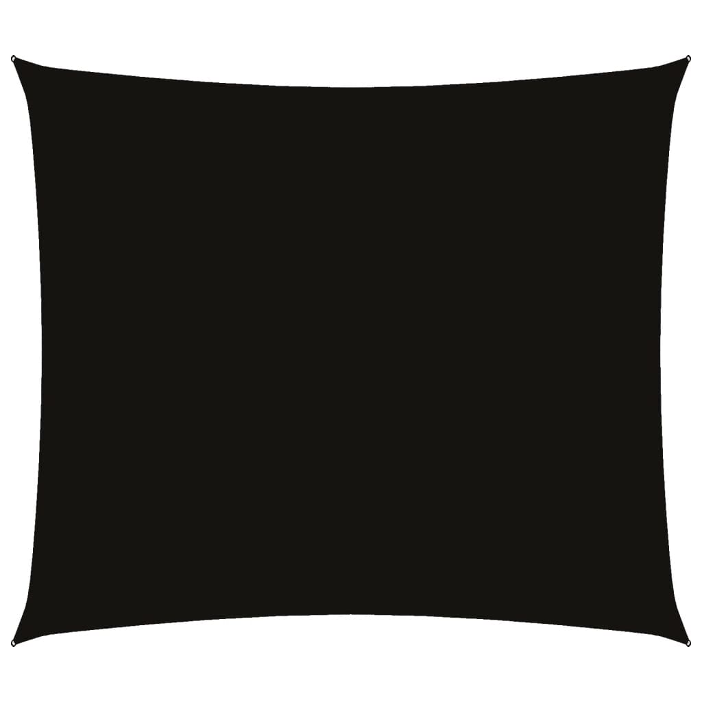 Vidaxl Sunshade Rectangular 2x2,5 M Oxford Fabric Black