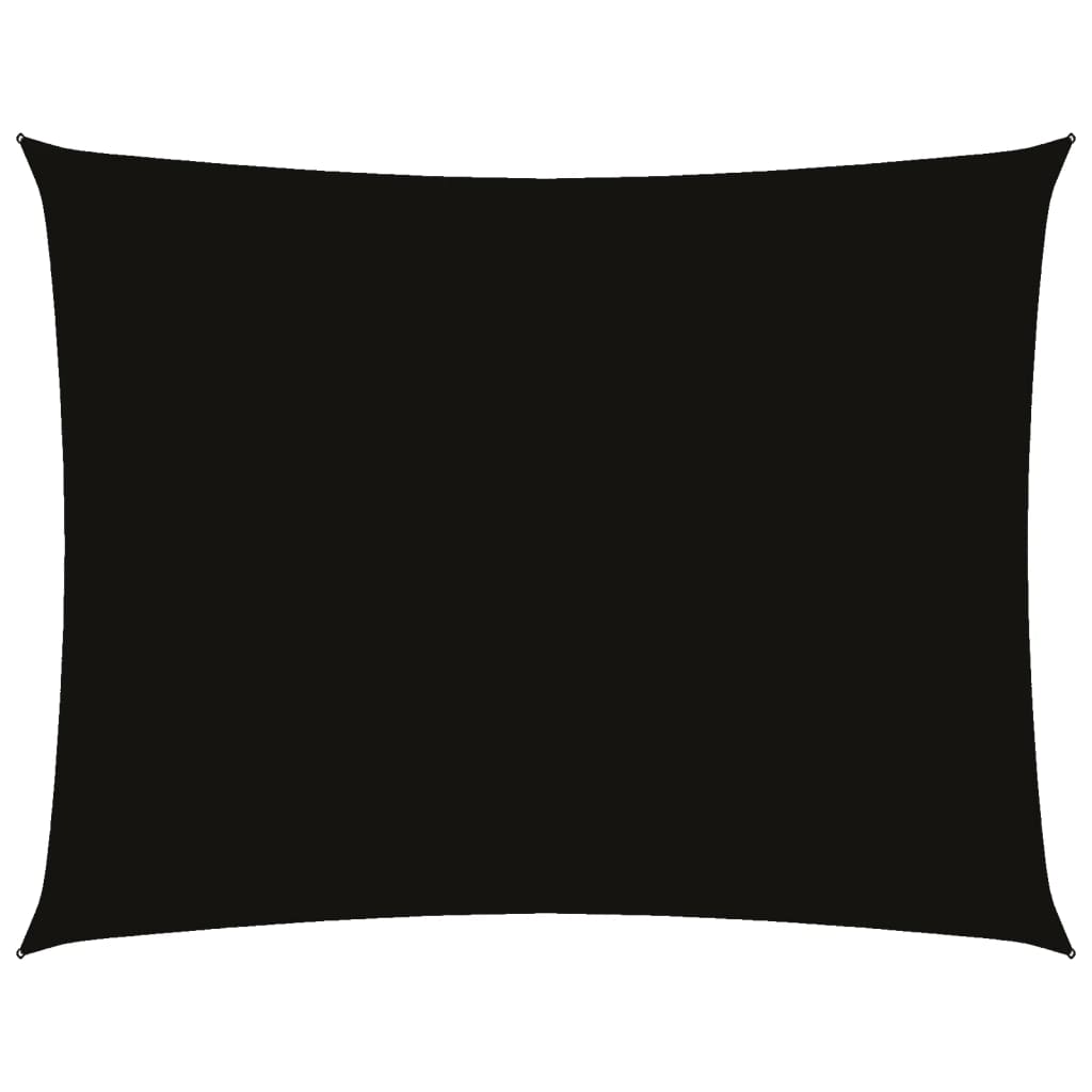 Vidaxl Sunshade Rectangular 2x3,5 M Oxford Fabric Black