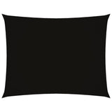 Vidaxl Sonnenschatten rechteckig 2,5 x 4 M Oxford Stoff schwarz