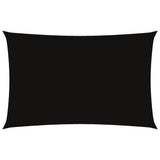 Vidaxl Sonnenschatten rechteckig 2,5 x 5 m Oxford Stoff schwarz
