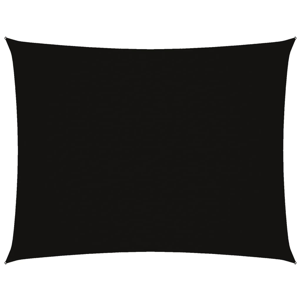 Vidaxl Sunshade Rectangular 3x4 M Oxford Fabric Black