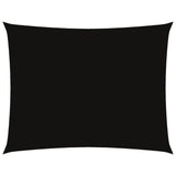 Vidaxl Sunshade Rectangular 3x4 M Oxford Fabric Black