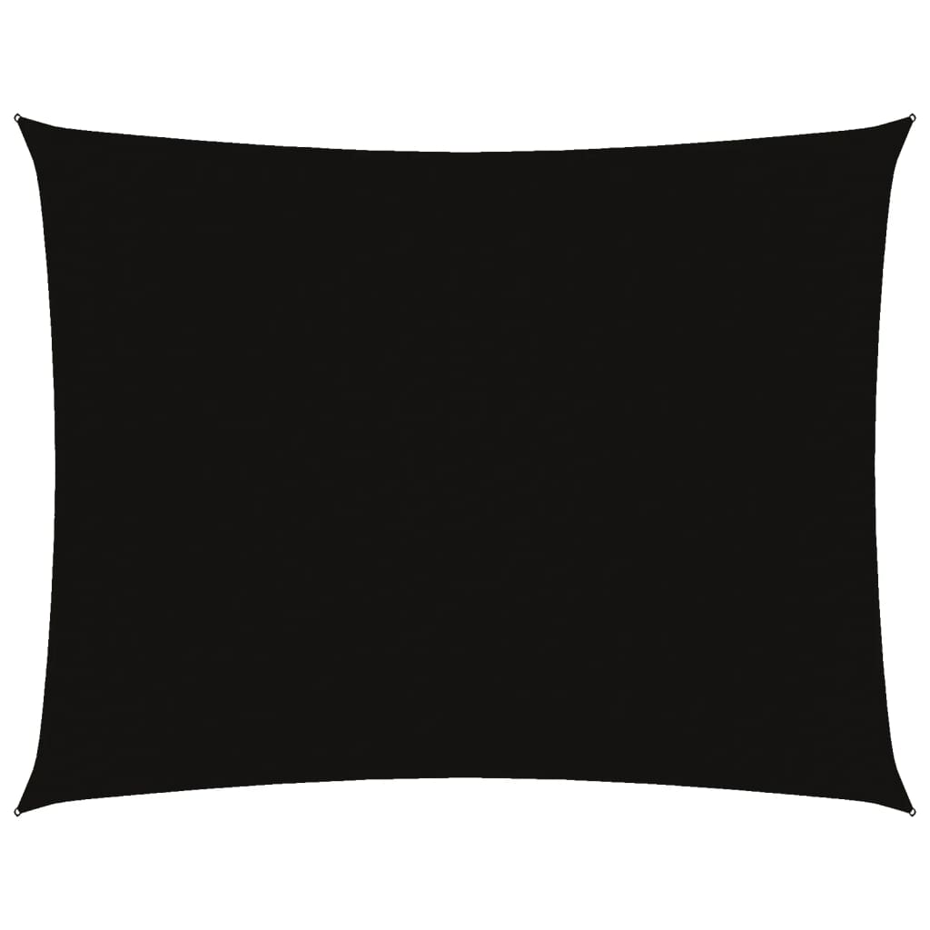 Vidaxl Sunshade Rectangular 3x6 M Oxford Fabric Black