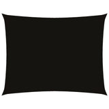 Vidaxl Sunshade Rectangular 4x6 M Oxford Fabric Black