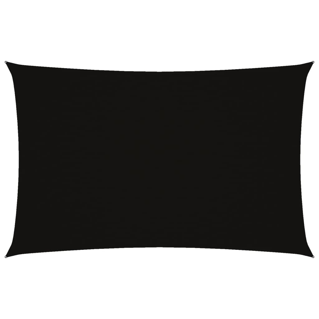 Vidaxl Sunshade Rectangular 4x7 M Oxford Fabric Black