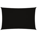 Vidaxl Sunshade Rectangular 4x7 M Oxford Fabric Black