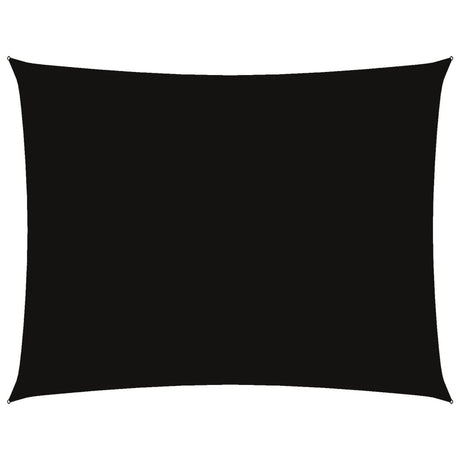 Vidaxl Sonnenschutz Rechteck 5x6 M Oxford Stoff schwarz