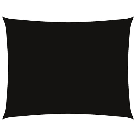 Vidaxl Sonnenschutz Rechteck 6x7 M Oxford Stoff schwarz
