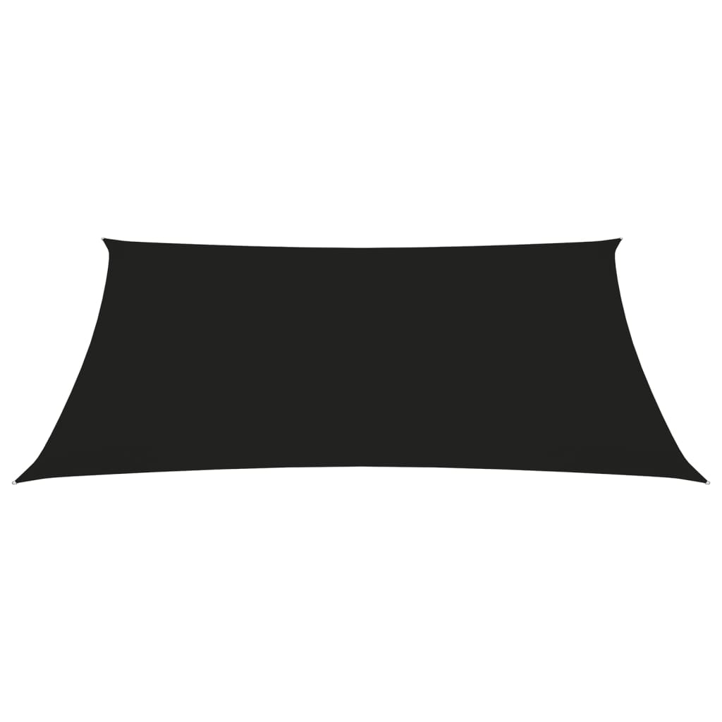 Vidaxl Zonnezeil Trapez 2 4x3 M Oxford Stoff schwarz