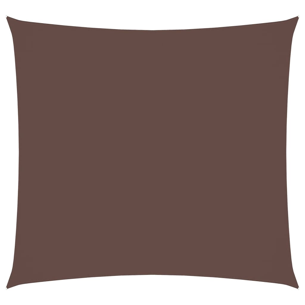 Vidaxl Sunshade Square 2,5x2,5 m Oxford Stoff Brown