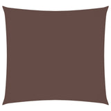 Vidaxl Sunshade Square 2,5x2,5 m Oxford Stoff Brown