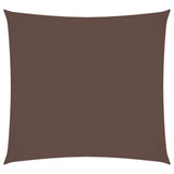 VIDAXL -Markise Quadrat 3,6x3,6 M Oxford Stoffbraun