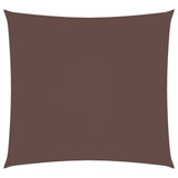 Vidaxl Sunshade Square 7x7 M Oxford Fabric Brown