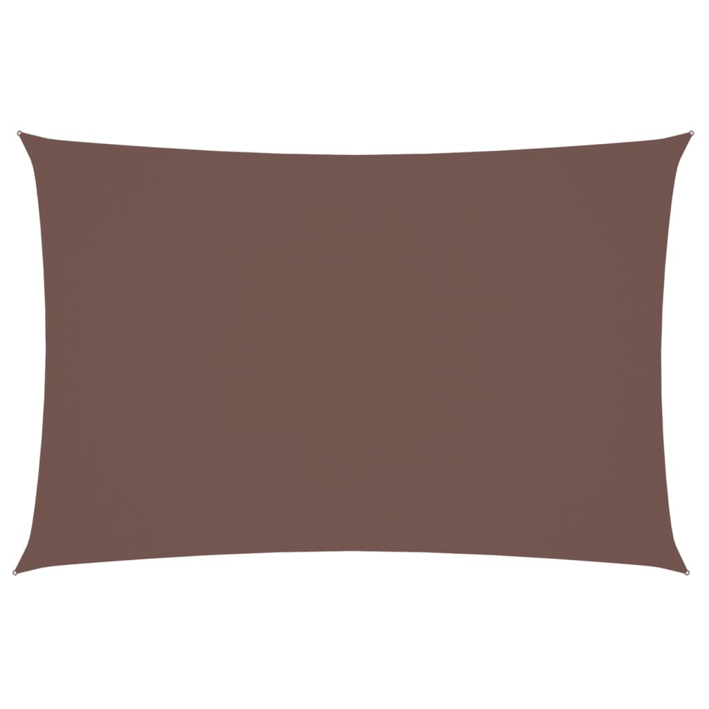 Vidaxl Sunshade Rectangular 2x4 M Oxford Fabric Brown