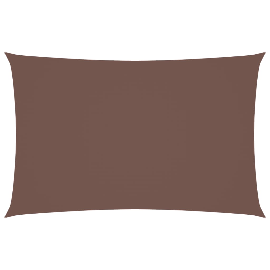 Vidaxl Sunshade Rectangular 2x5 M Oxford Fabric Brown