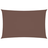 Vidaxl Sunshade Rectangular 2x5 M Oxford Fabric Brown