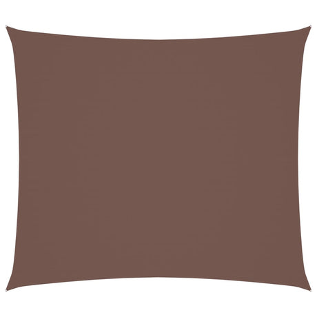 Vidaxl Sonnenschatten rechteckig 2,5 x 3 M. Oxford Stoff braun