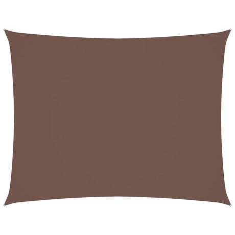 Vidaxl Sonnenschatten rechteckig 2,5 x 3,5 m Oxford Stoffbraun