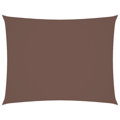 Vidaxl Sonnenschatten rechteckig 2,5 x 4 M Oxford Stoff braun
