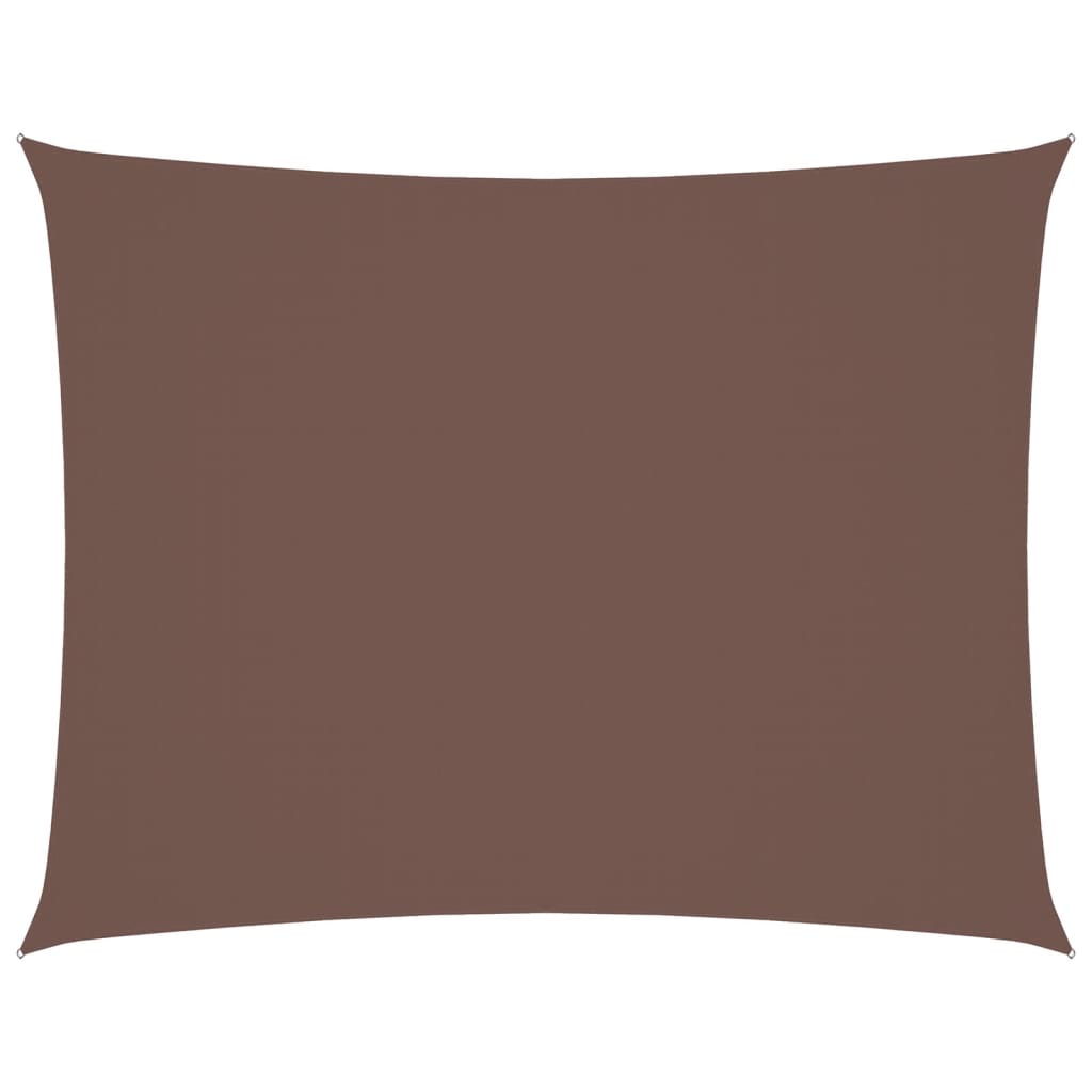 Vidaxl Sunshade Rectangular 2,5x4 M Oxford Fabric Brown