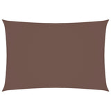 Vidaxl Sonnenschatten rechteckig 2,5 x 4,5 M Oxford Stoffbraun