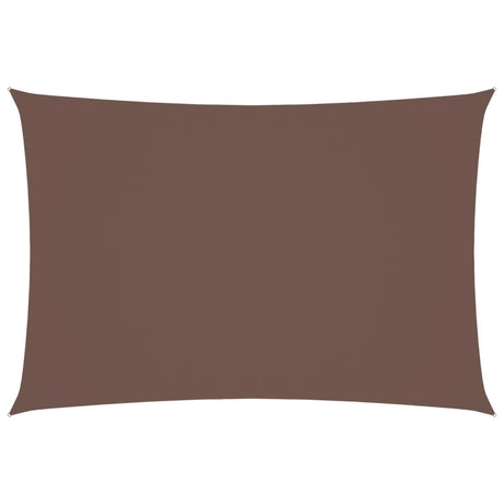 Vidaxl Sonnenschatten rechteckig 2,5 x 4,5 M Oxford Stoffbraun