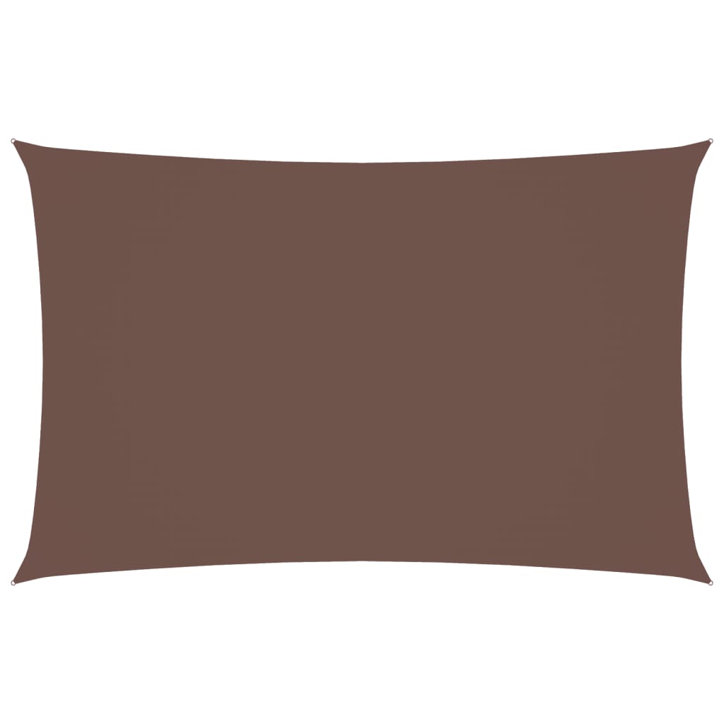 Vidaxl Sunshade Rectangular 2,5x5 M Oxford Fabric Brown