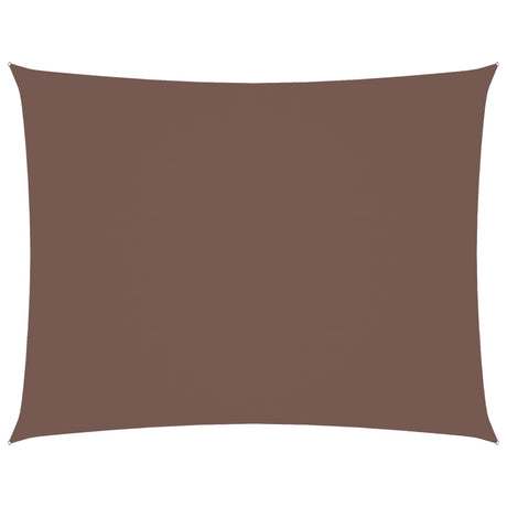 VIDAXL Sunshade Rechteck 3x4,5 M Oxford Stoff braun