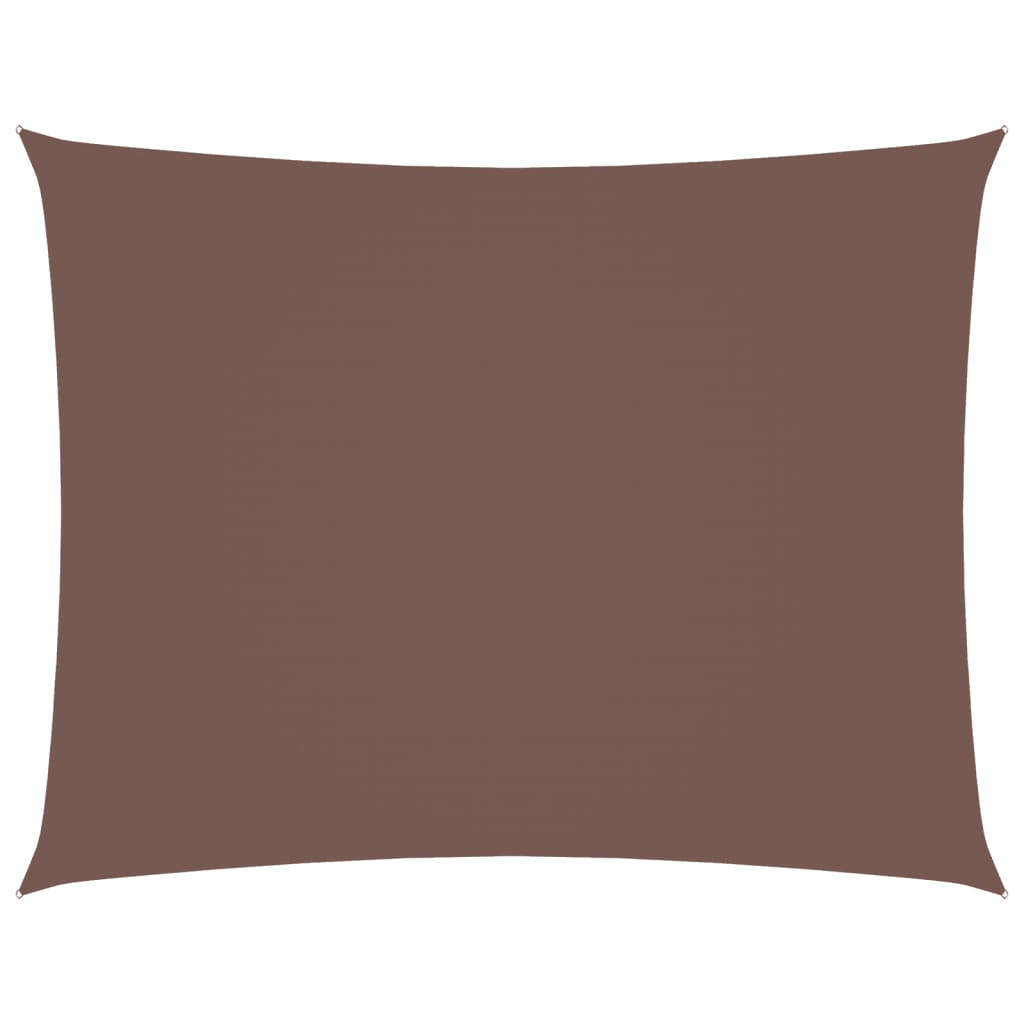 Vidaxl Sunshade Rectangular 3x4,5 M Oxford Fabric Brown