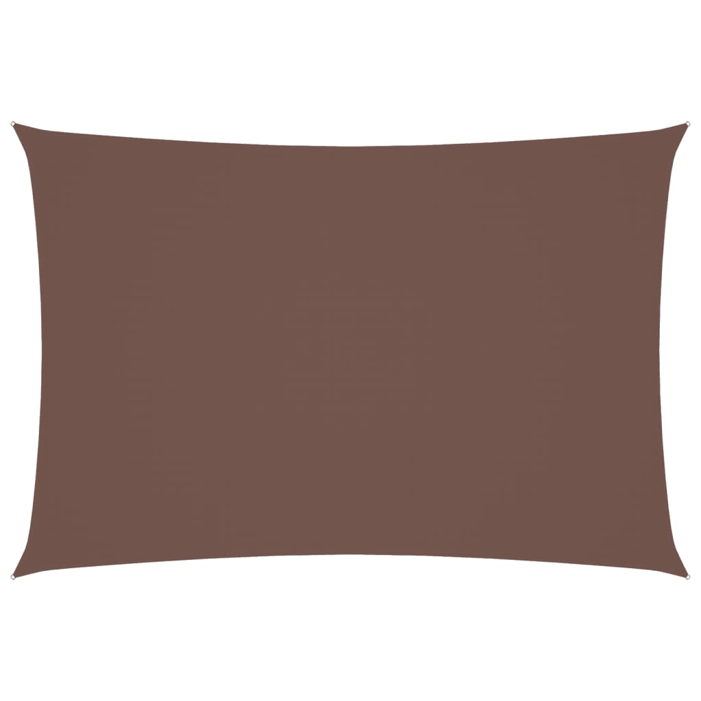 Vidaxl Sunshade Rectangular 3x5 M Oxford Fabric Brown