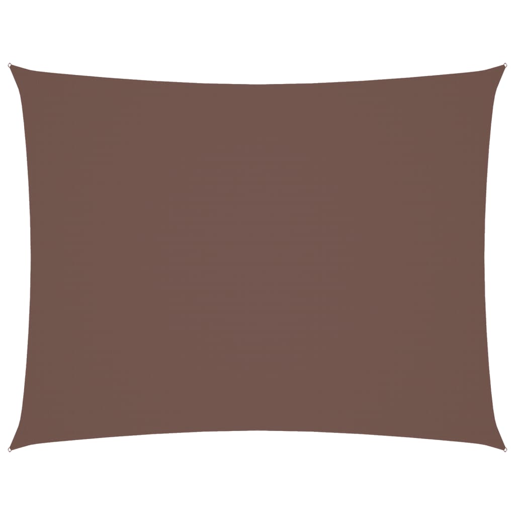 Vidaxl zonnescherm rechthoekig 3x6 m oxford stof bruin