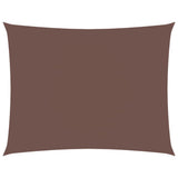 VIDAXL Sunshade Rechteck 3,5 x 4,5 M Oxford Stoffbraun