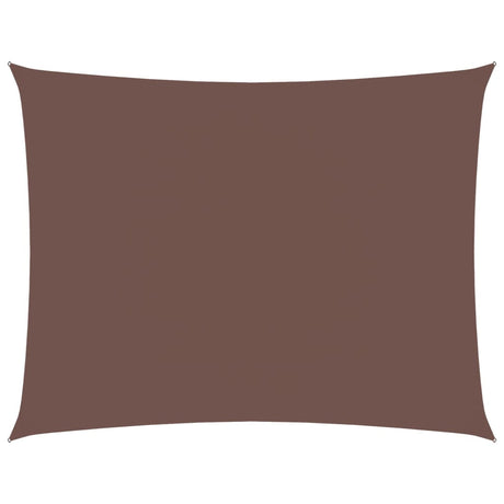 VIDAXL Sunshade Rechteck 3,5 x 4,5 M Oxford Stoffbraun