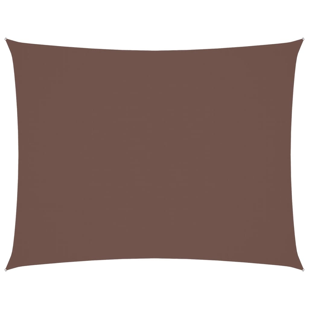 Vidaxl Sunshade Rectangular 4x5 M Oxford Fabric Brown