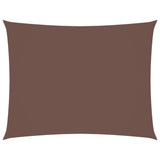 Vidaxl Sunshade Rectangular 4x5 M Oxford Fabric Brown