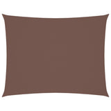 Vidaxl Sunshade Rectangular 4x6 M Oxford Fabric Brown