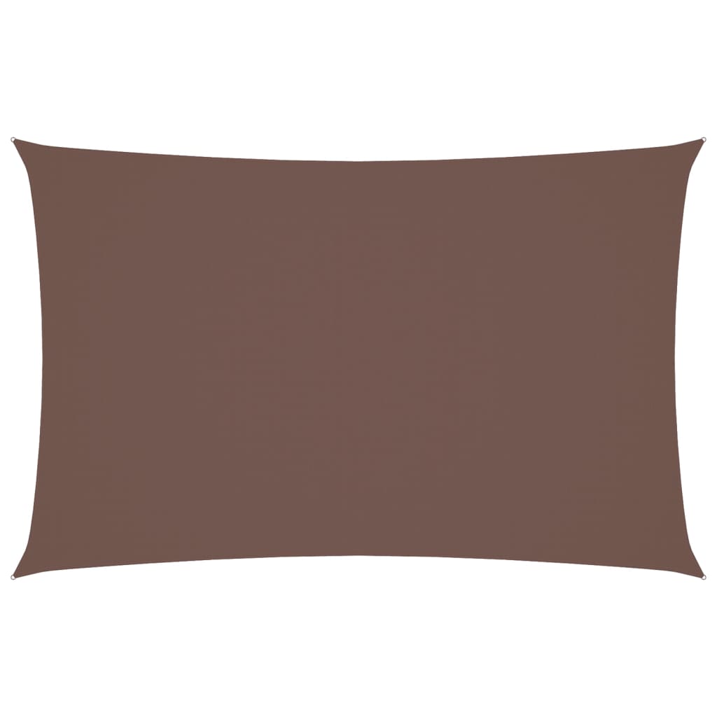 Vidaxl Sunshade Rectangular 4x7 M Oxford Fabric Brown