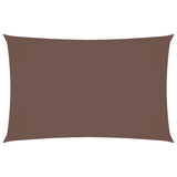 Vidaxl Sunshade Rectangular 4x7 M Oxford Fabric Brown