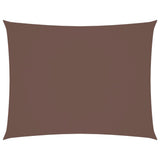 Vidaxl Sunshade Rectangular 5x7 M Oxford Fabric Brown