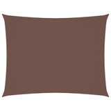 Vidaxl Sunshade Rectangular 6x7 m Oxford Fabric Brown