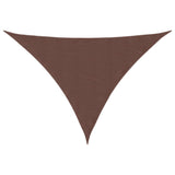 Vidaxl Sunshade Triangular 3,5x3,5x4,9 m Oxford Fabric Brown