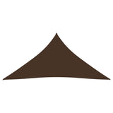 Vidaxl Sunshade Triangular 5x5x5 M Oxford Fabric Brown