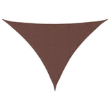 Vidaxl Sunshade Triangular 5x6x6 M Oxford Stoff braun