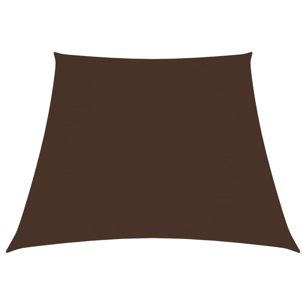 Vidaxl Zonnezeil Trapezium 2 4x3 M Oxford Fabric Brown