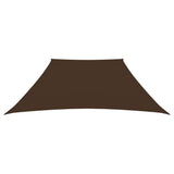 Vidaxl Zonnezeil Trapez 2 4x3 M Oxford Stoff braun
