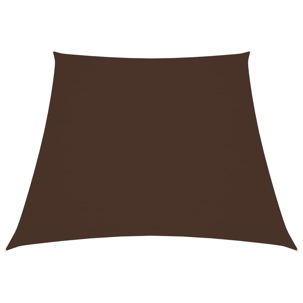 Vidaxl Sunshade Trapezium 3 4x3 M Oxford Fabric Brown